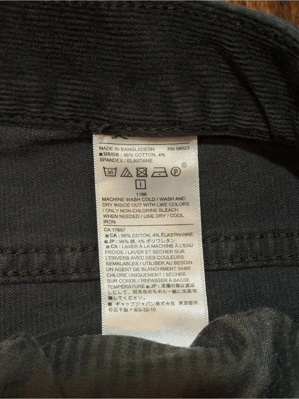 Banana Republic Travel Corduroy Pants Mens 36x30 Green Slim Fit Straight Leg